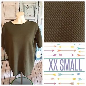 LuLaRoe Olive Green Irma Top